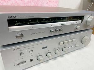 [ name machine ]DENON Japan ko rom Via corporation Denon pre-main amplifier PMA-530 AM/FM stereo tuner TU-530 instructions attaching audio equipment 
