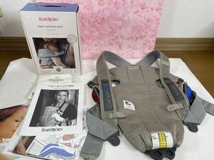 [ б/у прекрасный товар ] baby byorunBABYBJORN кенгуру Mini ... шнурок новорожденный младенец baby передний направление ... сетка корпус слинг-переноска 