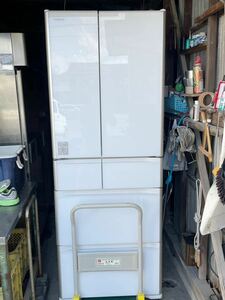 HITACHI/日立 6ドア　ノンフロン冷凍冷蔵庫　2018年製 R-XG4800H（XW）型　フレンチドア 自動製氷 真空チルド 475L 静岡市引き取り歓迎！