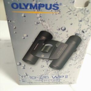 極美品　OLYMPUS　ダハプリズム式双眼鏡 10×25 WP II BLK （ブラック）