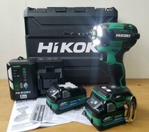 H668 HIKOKI 新モデル コードレスインパクトドライバ WH36DD 2XHLSZ マルチボルト 36v Bluetooth アグレッシブグリーン (L) 新品未使用品_画像1