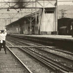 昭和鉄道写真：信越本線横川駅到着のED 42 24[横川]。1963年9月撮影。8.7×12.7㎝。の画像3