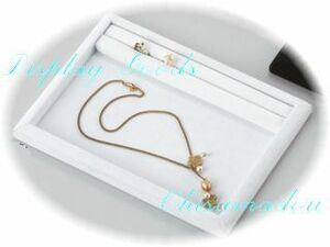 Art hand Auction Instant decision ◆ White service tray for precious metal accessories ◆ For customer service at jewelry accessory shops ■ Special mini shipping - COD available ■ Ohisama-do - Yahoo! Auction Store, accessories, clock, Handmade, others