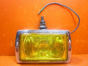 [N]SEV MARCHAL Marshall yellow foglamp 859GT 1 piece ( length )10cm×( width )17cm×( height )7cm lens scratch plating part small rust, scratch secondhand goods 