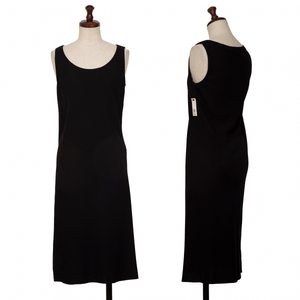  Donna Karan DKNY bias switch wool no sleeve One-piece black 2