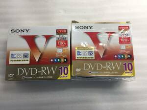  ■未使用 SONY ソニー DVD-RW ビデオ用 120分×17枚 1-2倍速 繰り返し録画■ 