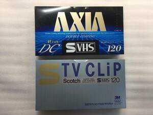 # не использовался AXIA Scotch S-VHS лента 120 минут × 2 шт видеолента видеозапись #