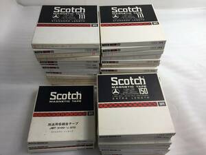  ■【Scotch スコッチ】 MAGNETIC TAPE 111/150/他　オープンリール テープ　37本セット■ 