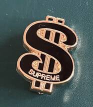 Supreme ドル　ピンバッジ　未使用品_画像1