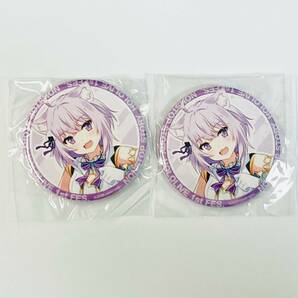 【希少品】ノンストップストーリー 缶バッジ 2つ 猫又 おかゆ ホロライブ hololive ホロクル nekomata okayuぶいすぽっ！ にじさんじ