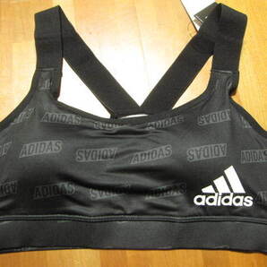 *送料無料*新品*M*adidas*ハーフトップ*ブラ*アーバンブラック*吸汗速乾*ドライキープ*アディダス*グンゼ*