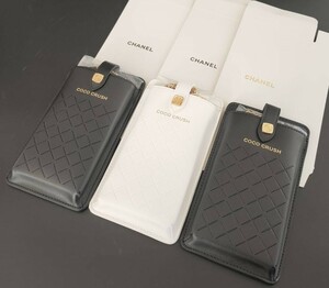 3点セット★CHANEL シャネル ノベルティ ポーチ ココクラッシュ チェーン スマホ　ショルダーバッグ　