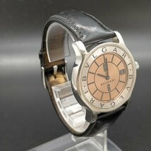 ブルガリ Bvlgari 腕時計 動作品 ST35S(ソロテンポ) メンズ 3553100_画像2