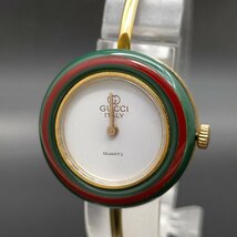 グッチ Gucci 腕時計 不動品 (チェンジベゼル) レディース 3553149_画像1