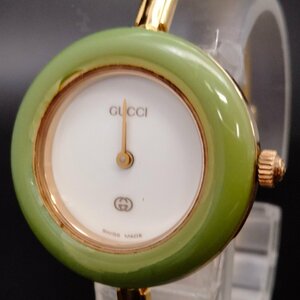 グッチ Gucci 腕時計 不動品 1100-L（チェンジベゼル） レディース 3553151