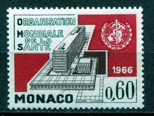 7844銭◇モナコ　1966年　保険機構　1種完　MH