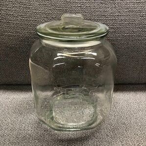 ピーナッツ　ガラスキャニスター　スリーピングハウス　ガラスジャー ガラス瓶