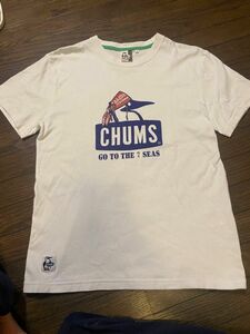 CHUMS チャムス HURRICANE,UTAH 半袖Tシャツ　S