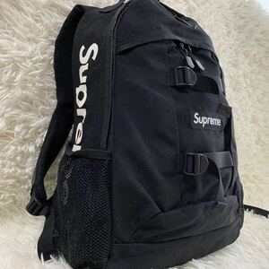 【超人気タイプ 美品】Supreme Backpack 14ss シュプリーム SUPREME リュック バックパック 黒 ブラック 