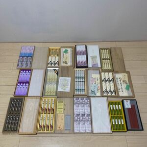 [ unused goods ] high class incense stick ... Sakura ... dove ..... flower . etc. large amount together summarize tree box ⑧ 12 point 