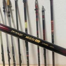 釣竿　本体 PROSQUARE MULCH磯、ROYAL CARBON,Super Carbon ,FEATHER WAVE チヌ,RYOBI 磯波等　大量　計10点 まとめて　まとめ　現状品　⑥_画像3