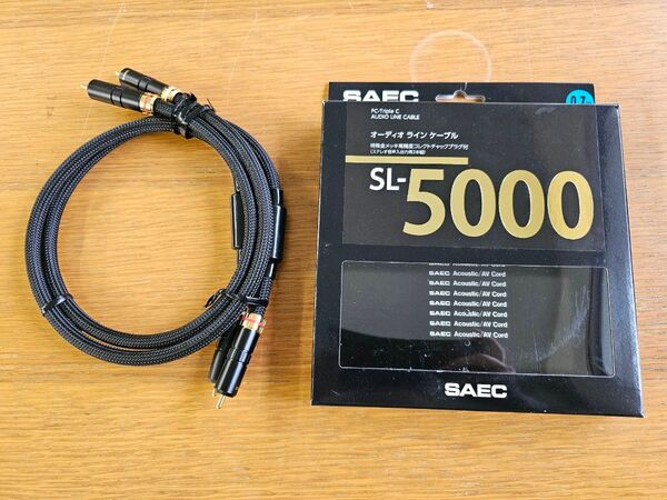 SAEC SL-5000 PC-Triple C RCAケーブル 0.7m