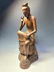 ◆木彫弥勒菩薩◆仏像◆仏教美術 ◆仏教工芸品◆オブジェ◆