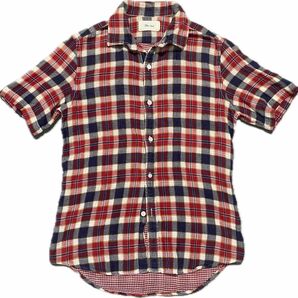 ブルーワークス　トゥモローランド　ソフトなチェックシャツ　サイズ0(S） 半袖シャツ チェック