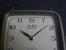 美品 セイコー SEIKO アルバ ALBA クォーツ スモールセコンド V253-5000 男性用 メンズ 腕時計 x731 稼働品_画像3