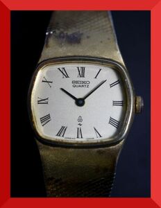 セイコー SEIKO クォーツ 2針 純正ベルト 43-3120 女性用 レディース 腕時計 x682