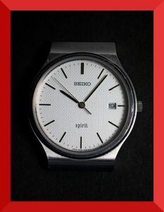 セイコー SEIKO スピリット SPIRIT クォーツ 3針 デイト 5P32-7A00 男性用 メンズ 腕時計 x700 稼働品