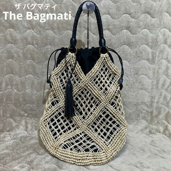 ザ バグマティ かごバッグ 革タッセル レザー The Bagmati