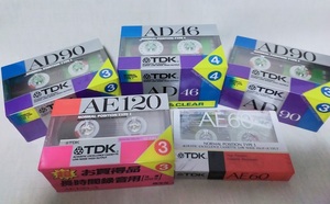 ★TDKカセットテープ14本 当時物 AE AD /46分/90分/120分