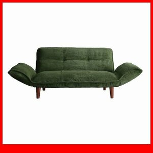 sofa * compact sofa 2 seater ./.. sause armrest . reclining / pocket coil / low type high type / green / special price limitation /a3