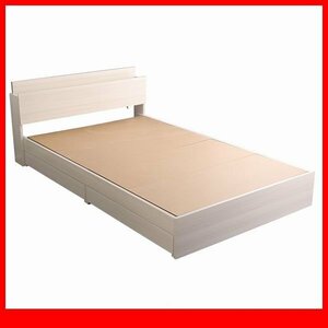  bed *. shelves outlet attaching chest bed frame only semi-double / adult lovely interior / drawer 2 cup / wood grain / white oak /a4