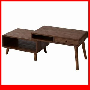  desk * new goods / one person living ..... flexible desk / Northern Europe manner compact width 65~100cm PC desk table function great number the back side cosmetics / Brown /a1