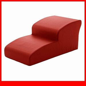  pet accessories * dog step dog for stair 2 step type / small size for medium-size dog toy poodle other / sofa bed. on . under ../ made in Japan PVC leather / red /a6