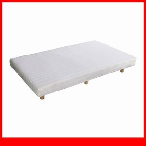  bed * кровать-матрац с ножками / капот ru пружина / semi single / roll упаковка . принимая во простой / платформа из деревянных планок структура / диван ./ белый белый / специальная цена ограничение супер-скидка /a4