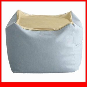  подушка * модный . симпатичный Cube type бисер подушка M размер / сделано в Японии ... покрытие ткань / диван стул табурет / голубой /a2