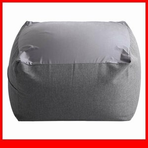  подушка * стильный Cube type бисер подушка XL размер / сделано в Японии ... покрытие ткань / диван стул / серый /a3