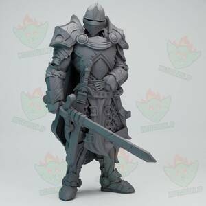 ブルーケイプ衛兵A（Blue Cape Guard A）D&D・TRPG用 3Dプリント ミニチュア 未塗装