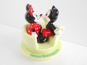 ●当時物 TDL TDR 東京ディズニーランド コーヒーカップ / ミッキー ミニー 陶器製オルゴール アンティーク ミッキーマウスマーチ