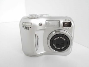 ○Nikon COOLPIX 2100 コンパクトデジタルカメラ 小型デジカメ 動作品