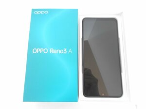 ○OPPO Reno3 A ブラック 128GB Androidスマートフォン 本体/箱 セット 6GB/128GB CPH2013 2020年製