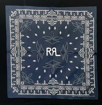 バンダナ ハンカチ スカーフ　ヴィンテージ　RRL LOGO 未使用 LL35_画像8