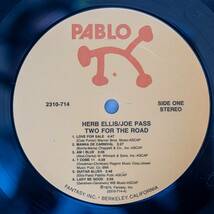 US再販盤 HERB ELLIS & JOE PASS / TWO FOR THE ROAD ステレオ / PABLO 2310-714 / 美盤 / ハーブ・エリス＆ジョー・パス_画像3