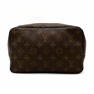 1円 美品 LOUIS VUITTON ルイ ヴィトン モノグラム トゥルース トワレット23 レザー セカンド ハンド バッグ ポーチ dD0553N