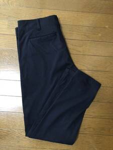 2回着 The DUFFER of ST.GEORGE 『WONDER SHAPE』TROUSERS：360°全方向高伸縮 『ワンダーシェイプ』 テーパードスキニー ネイビー