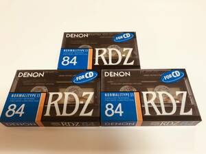 未使用 DENON RD-Z 84 ノーマルポジション カセットテープ ３本セット