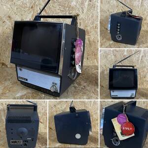  retro consumer electronics 1967 year made ~ small size Brown tube TV ~ SONY|MODEL 7-75
